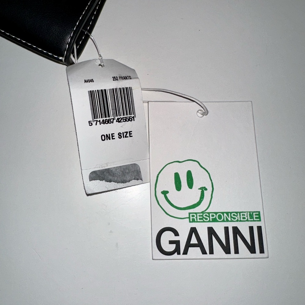 SOLD!!    NWT GANNI Black Tote Bag - Picture 10 of 12